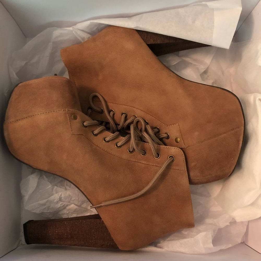 NEVER WORN JEFFREY CAMPBELL LITA WITH RECEIPT